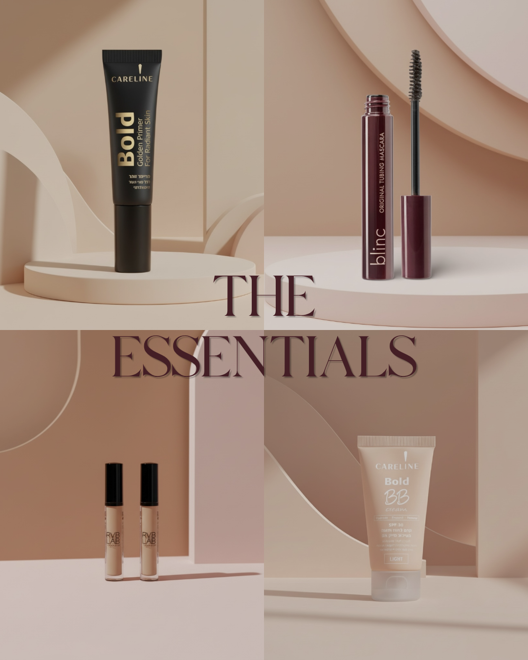 The Essentials beauty product social design by Julia